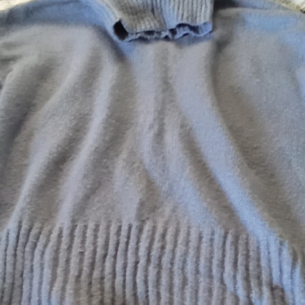 Time and Tru Sky Blue Knit Top